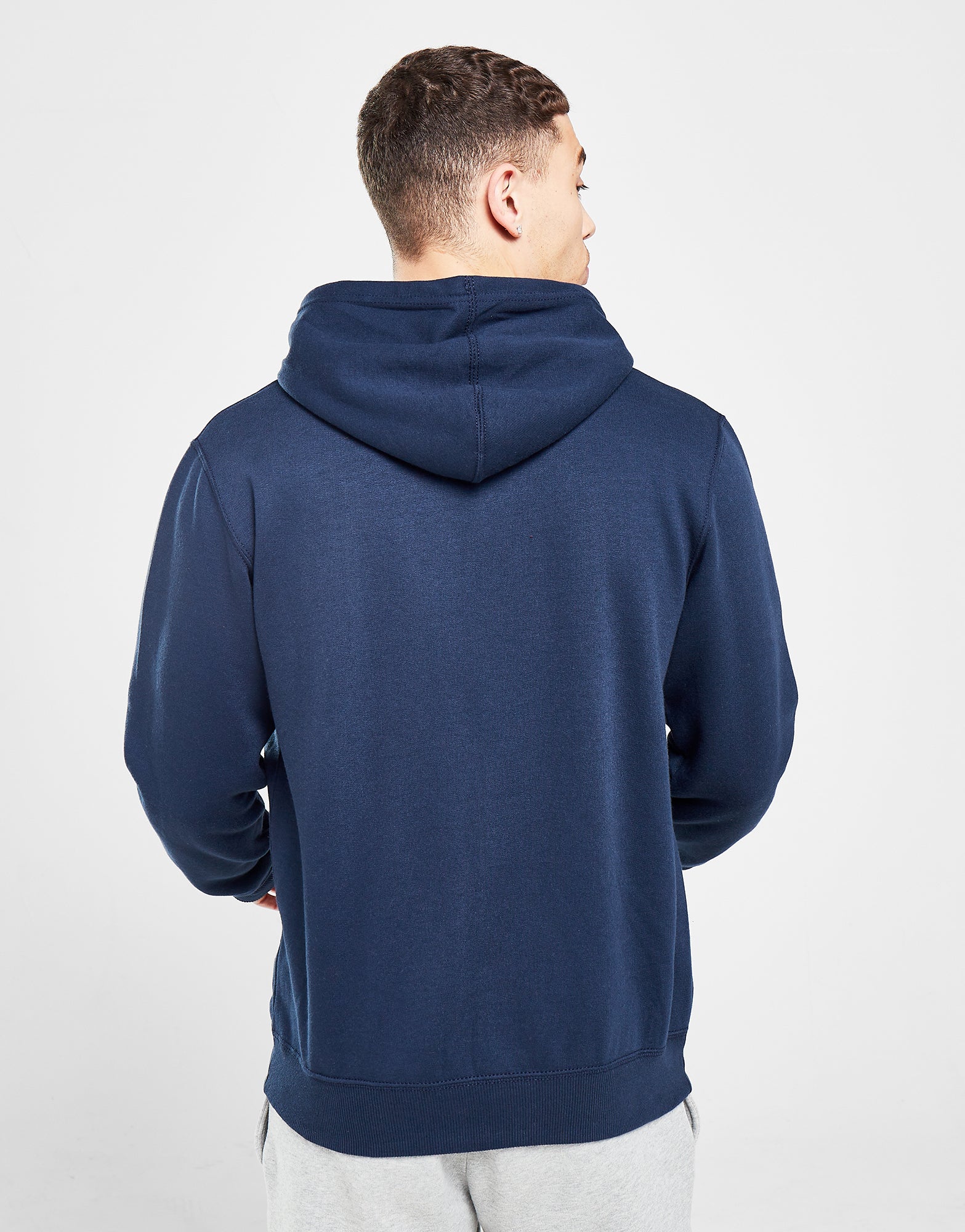 Official Team Scotland Crest Badge Zip Hoodie - Navy