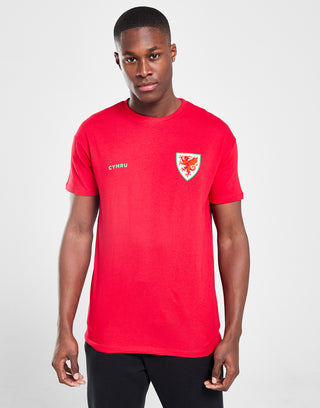 Official Team Wales T-shirt Red