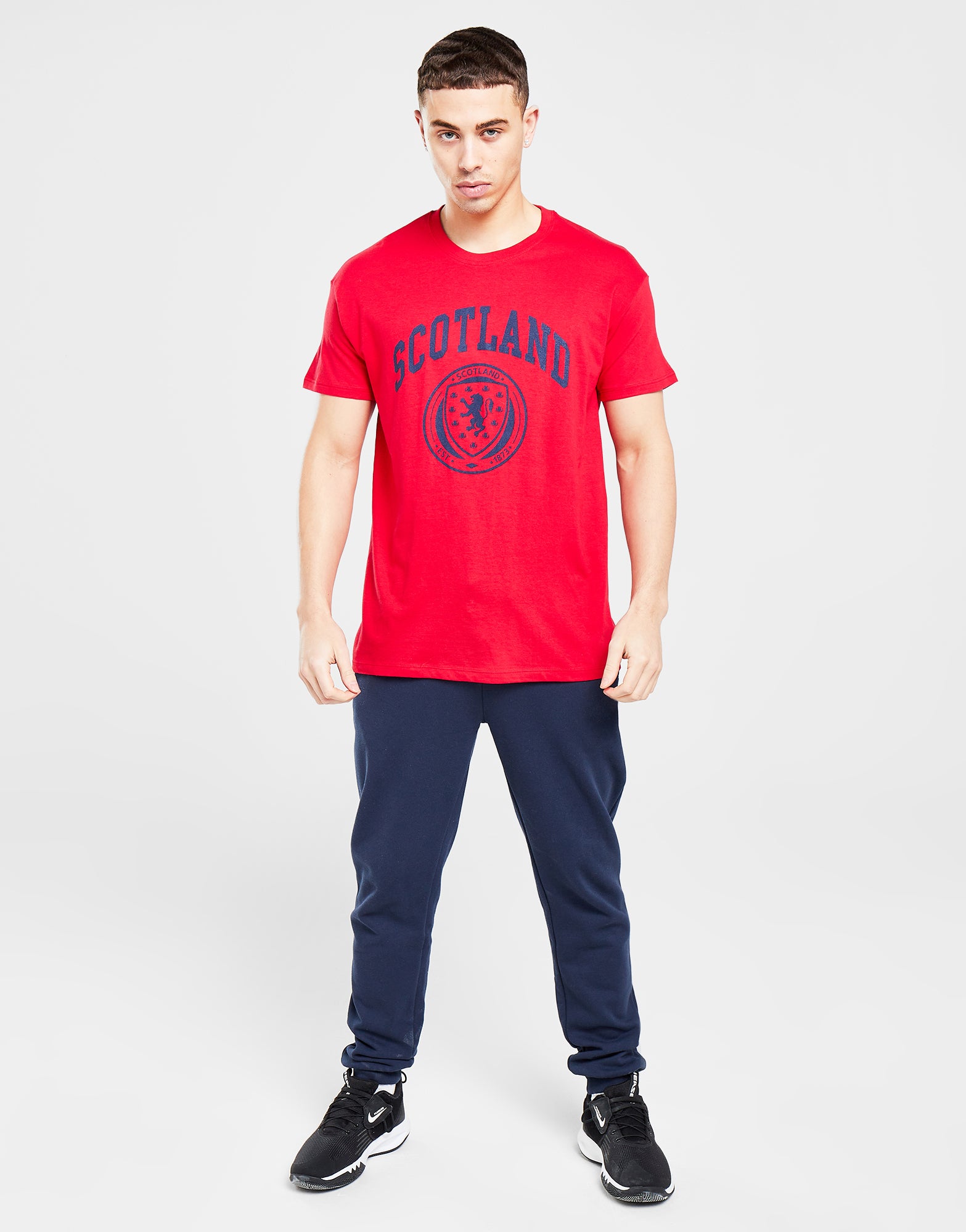 Official Team Scotland logo T-Shirt - Red - The World Football Store