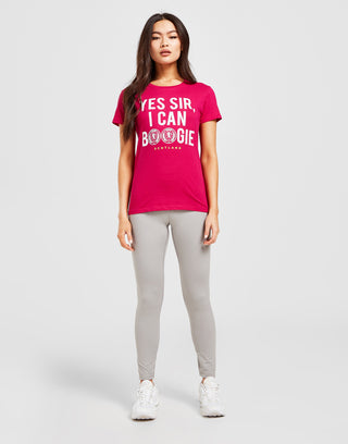 Official Team Scotland Womens "I CAN BOOGIE" T-Shirt Pink