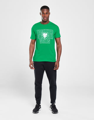 Official Team Wales 'Together Stronger' T-shirt Green