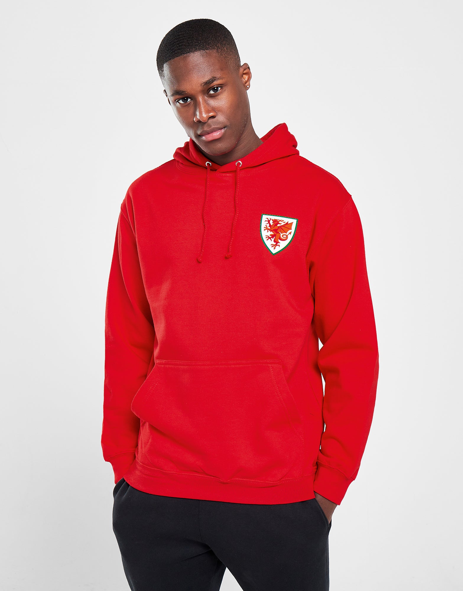 Official Team Wales Hoodie - Red - The World Football Store