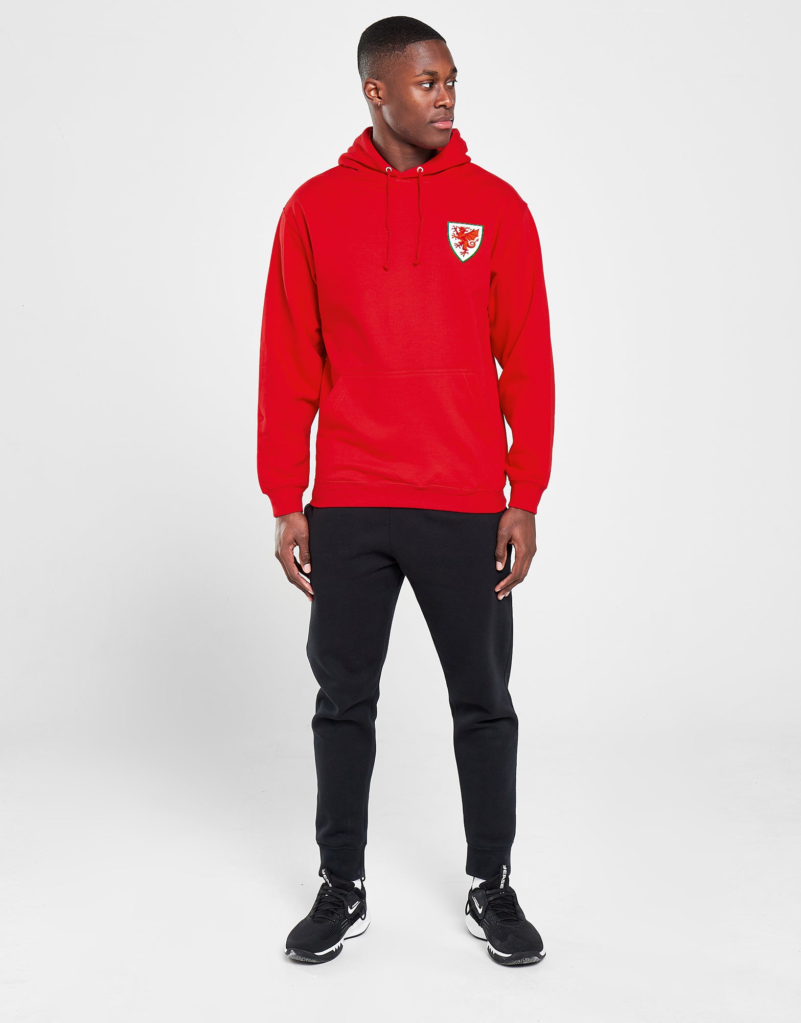 Official Team Wales Hoodie - Red - The World Football Store