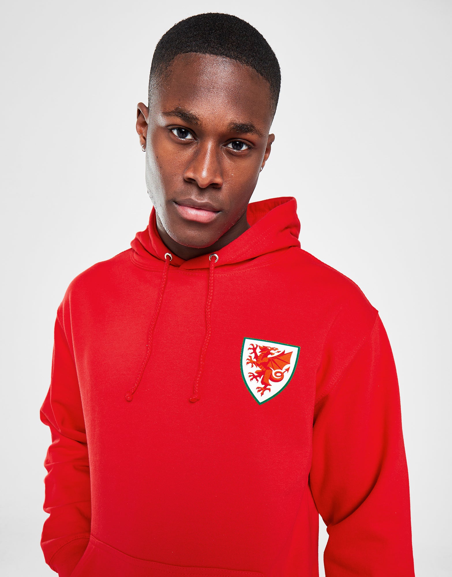 Official Team Wales Hoodie - Red - The World Football Store