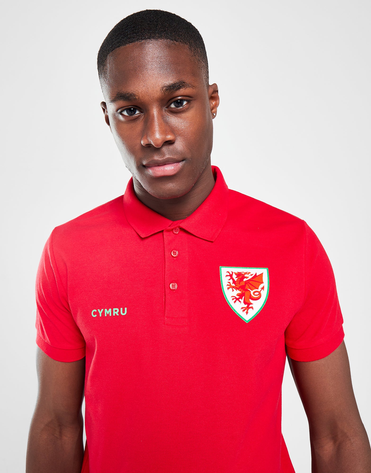 Official Team Wales Polo - Red - The World Football Store