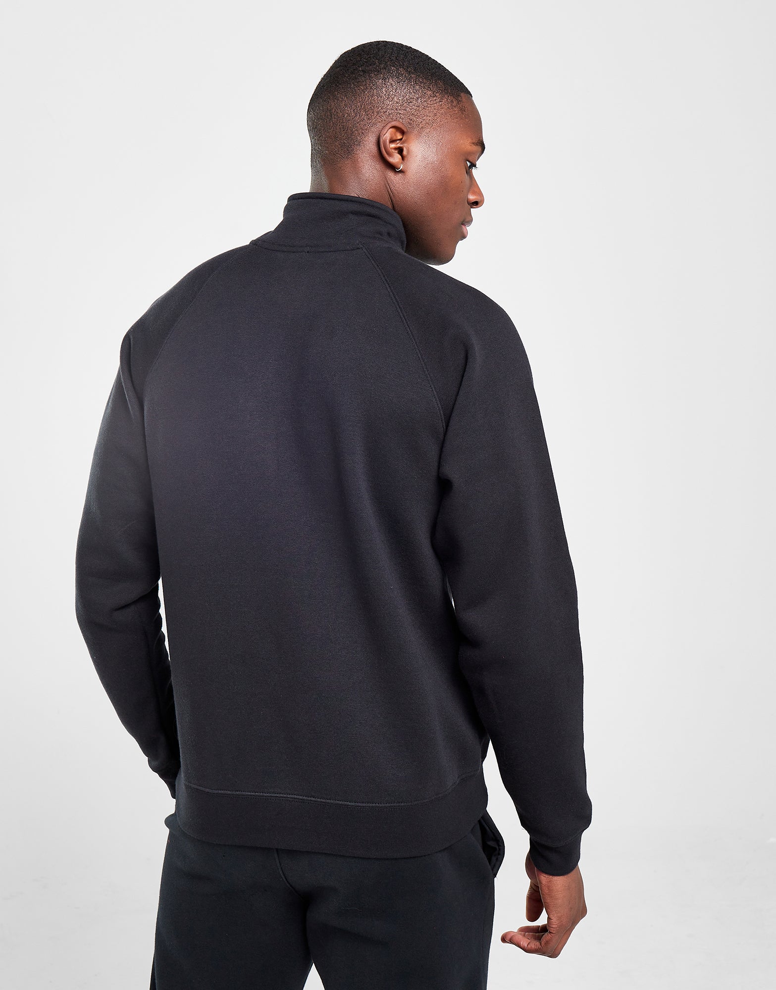 Official Team Wales 1/4 Zip Sweat - Black