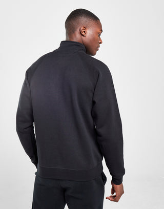Official Team Wales 1/4 Zip Sweat Black