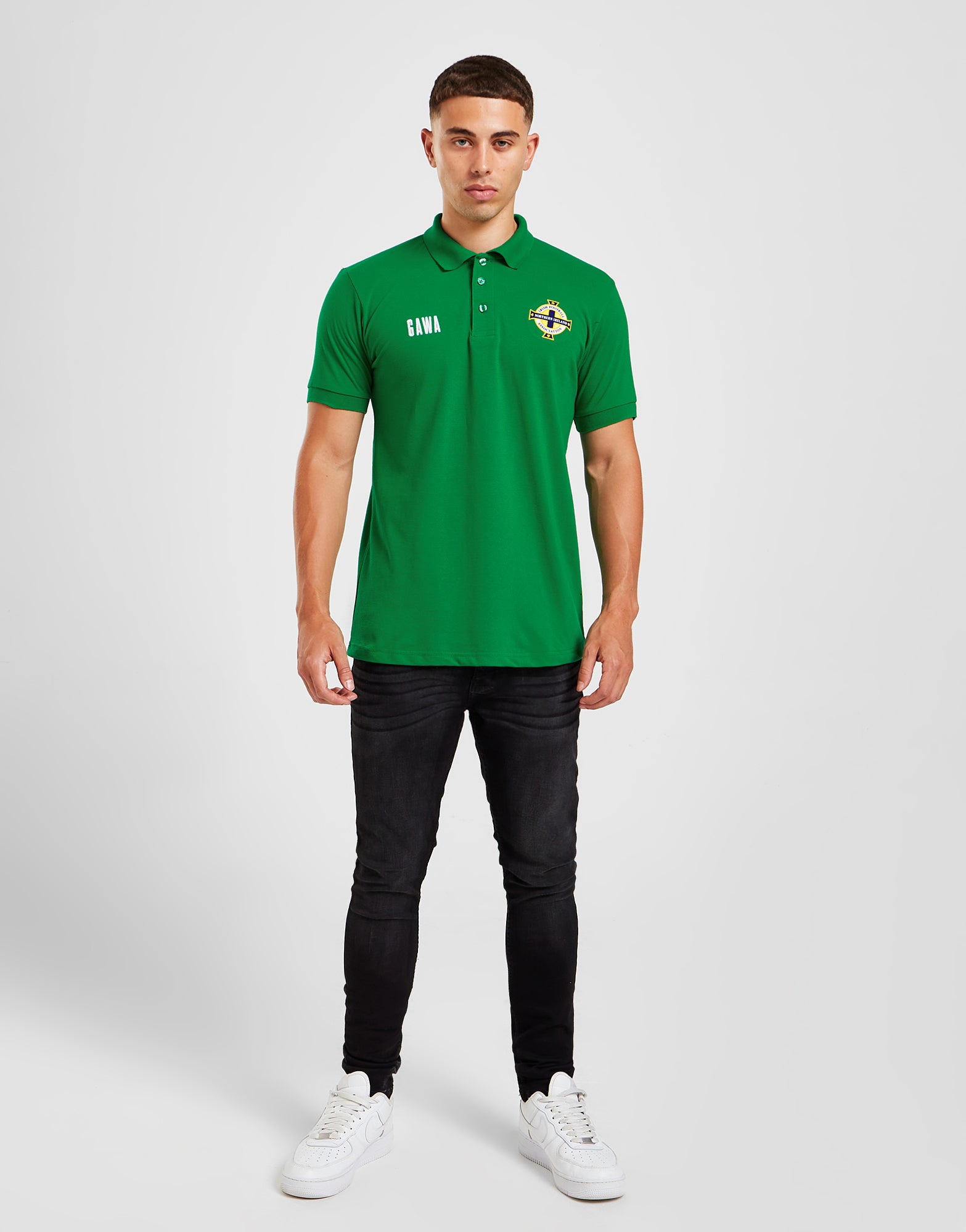 Official Northern Ireland Polo - Green - The World Football Store