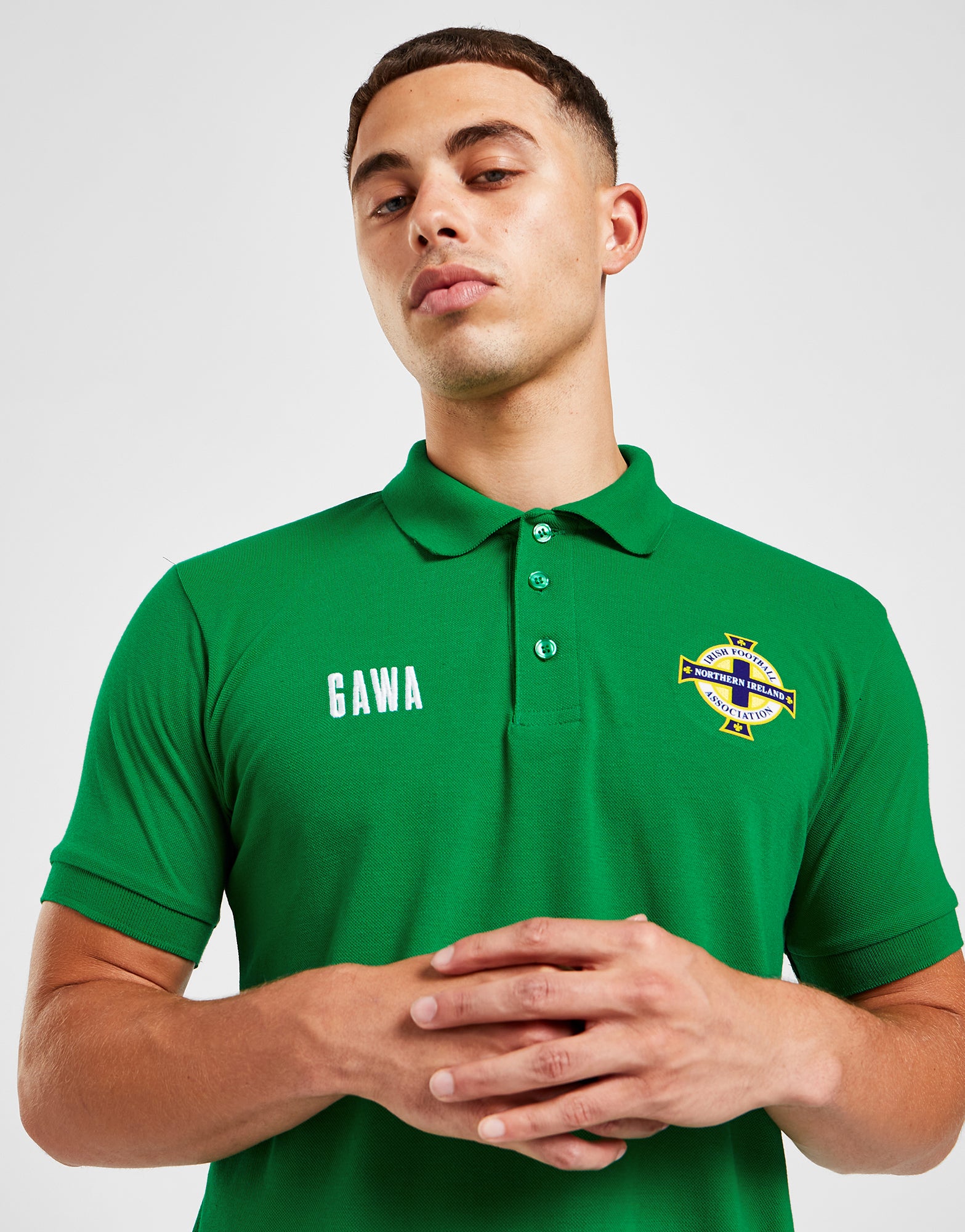 Official Northern Ireland Polo - Green - The World Football Store