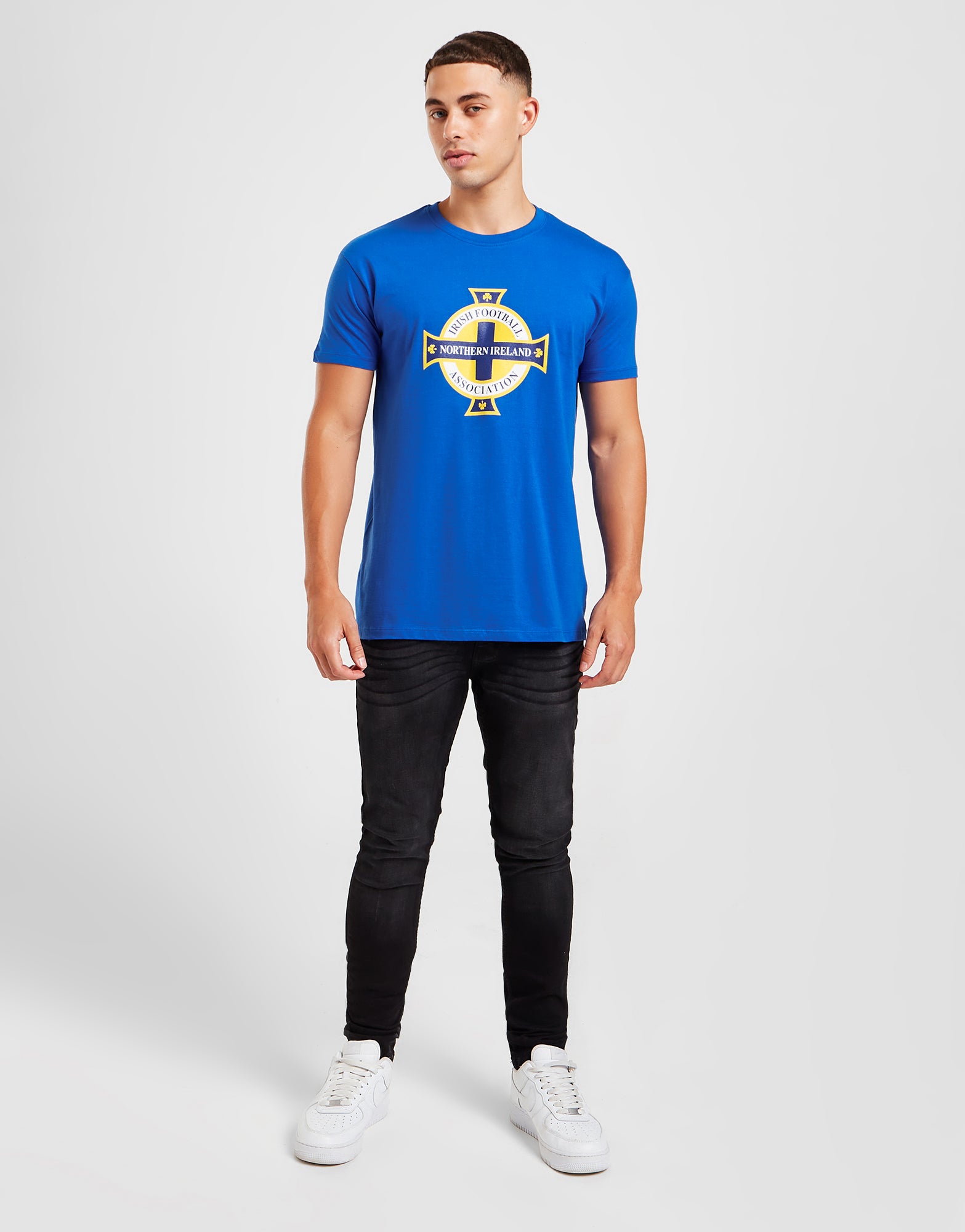 Official Northern Ireland Graphic T-Shirt - Blue - The World Football Store