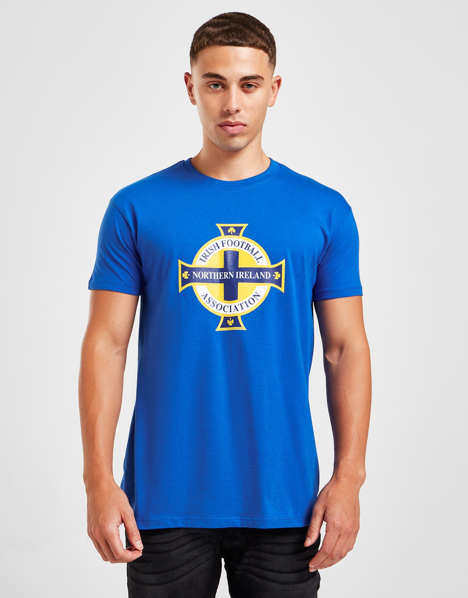 Official Northern Ireland Graphic T-Shirt - Blue - The World Football Store