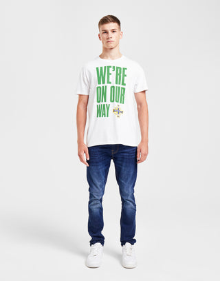 Official Northern Ireland "GAWA" Graphic T-Shirt - White