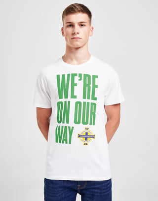 Official Northern Ireland "GAWA" Graphic T-Shirt - White