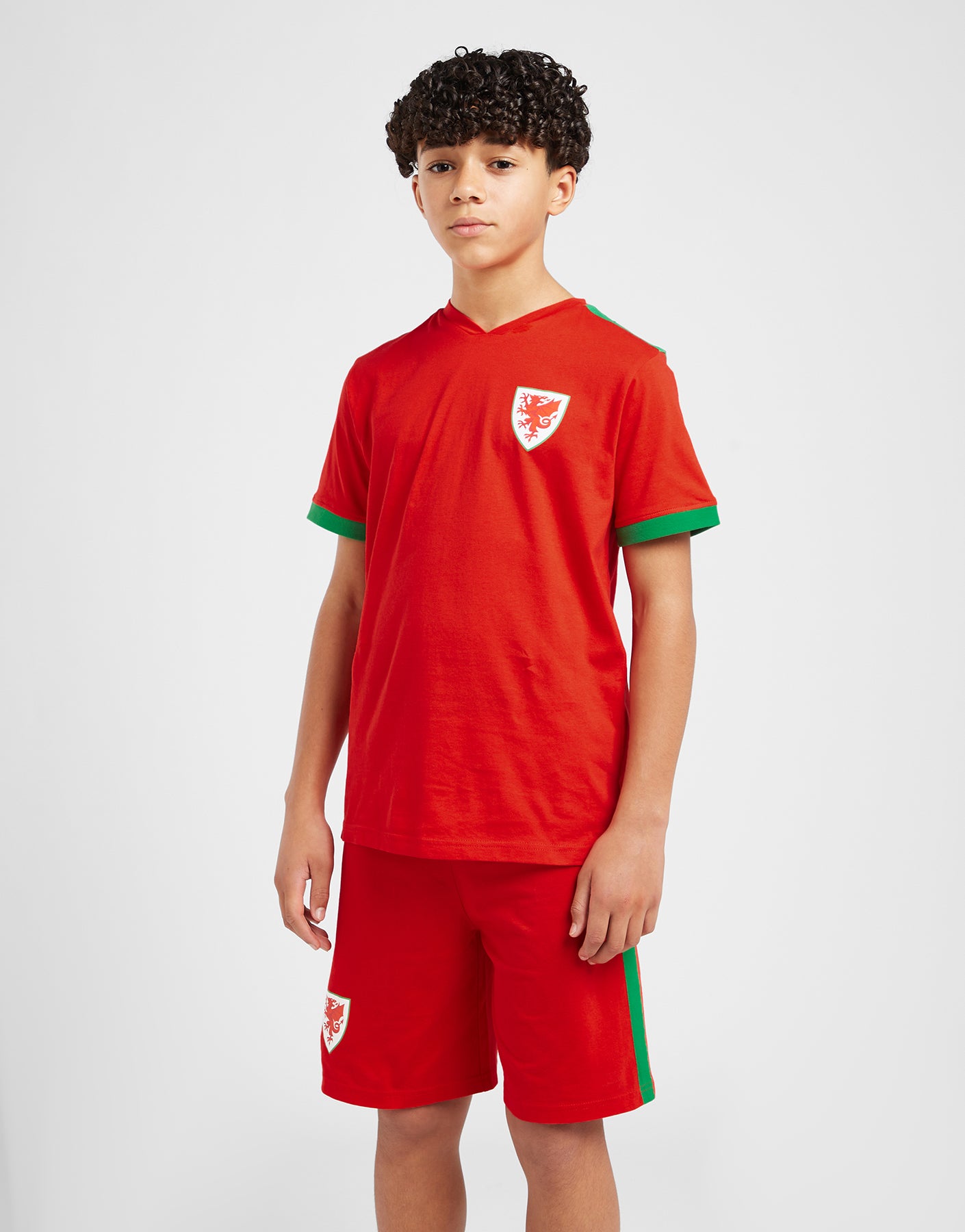 Official Team Wales Pyjama Set - Red - The World Football Store