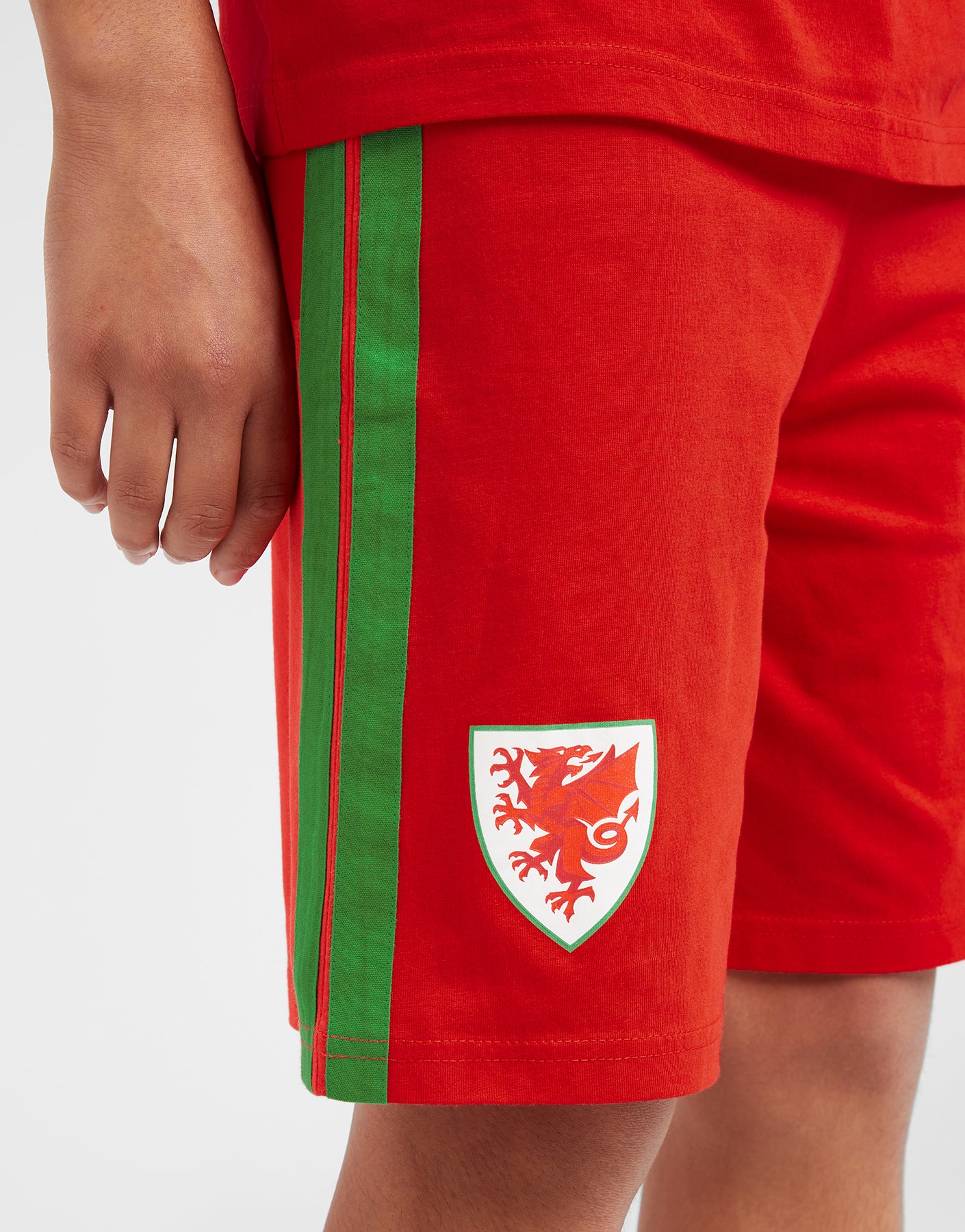 Official Team Wales Pyjama Set - Red - The World Football Store