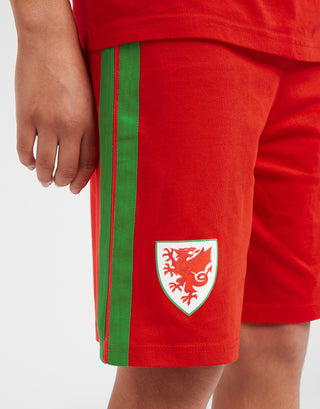 Official Team Wales Pyjama Set Red