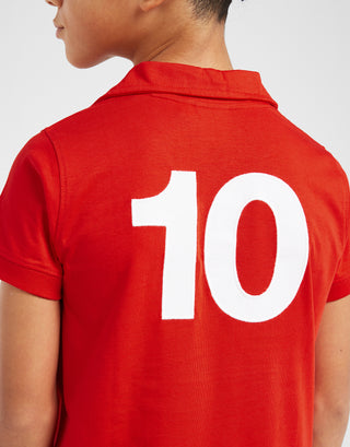 Official Team Wales Kids 1976 Retro Jersey Red