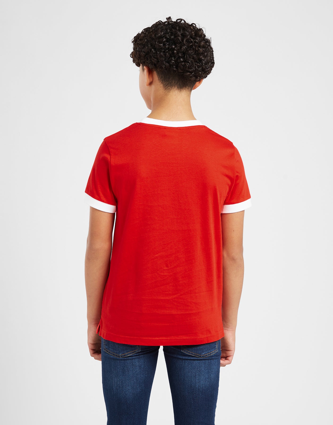 Official Team Wales Kids Ringer T-Shirt - Red