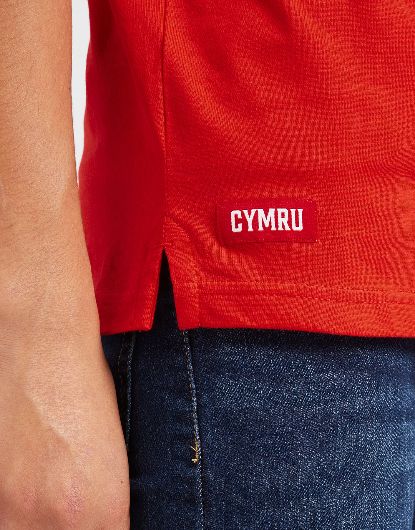 Official Team Wales Kids Ringer T-Shirt - Red